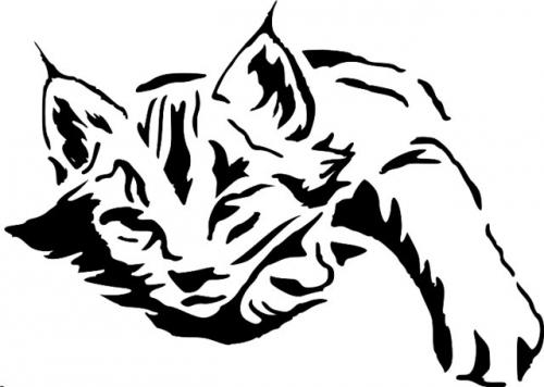 Трафарет своими руками кот