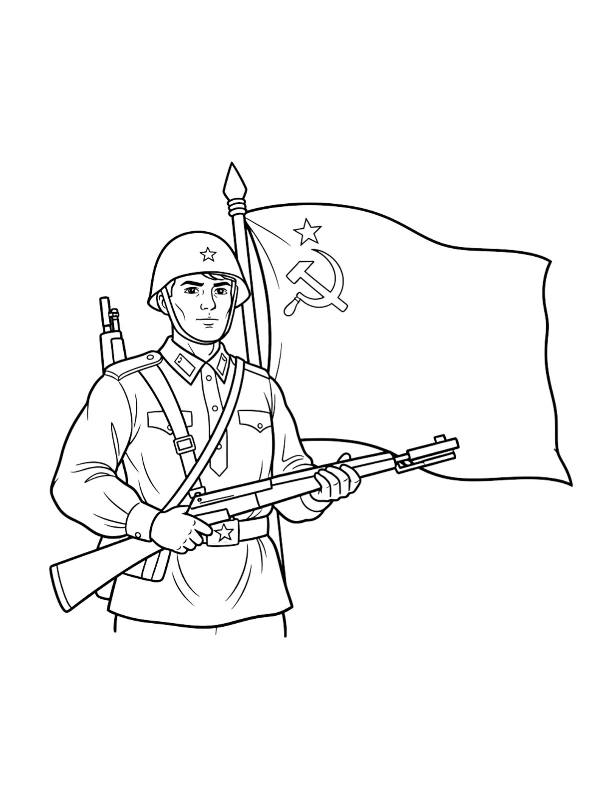 9 мая для раскрашивания 2