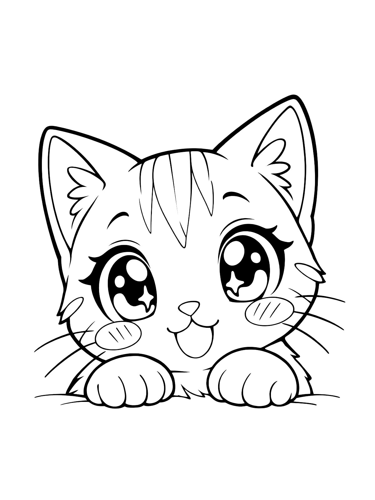 Аниме котенок