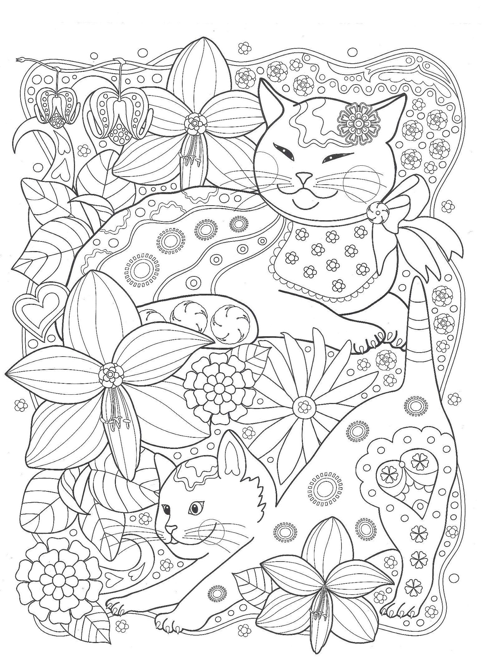 антистресс кошка с котенком