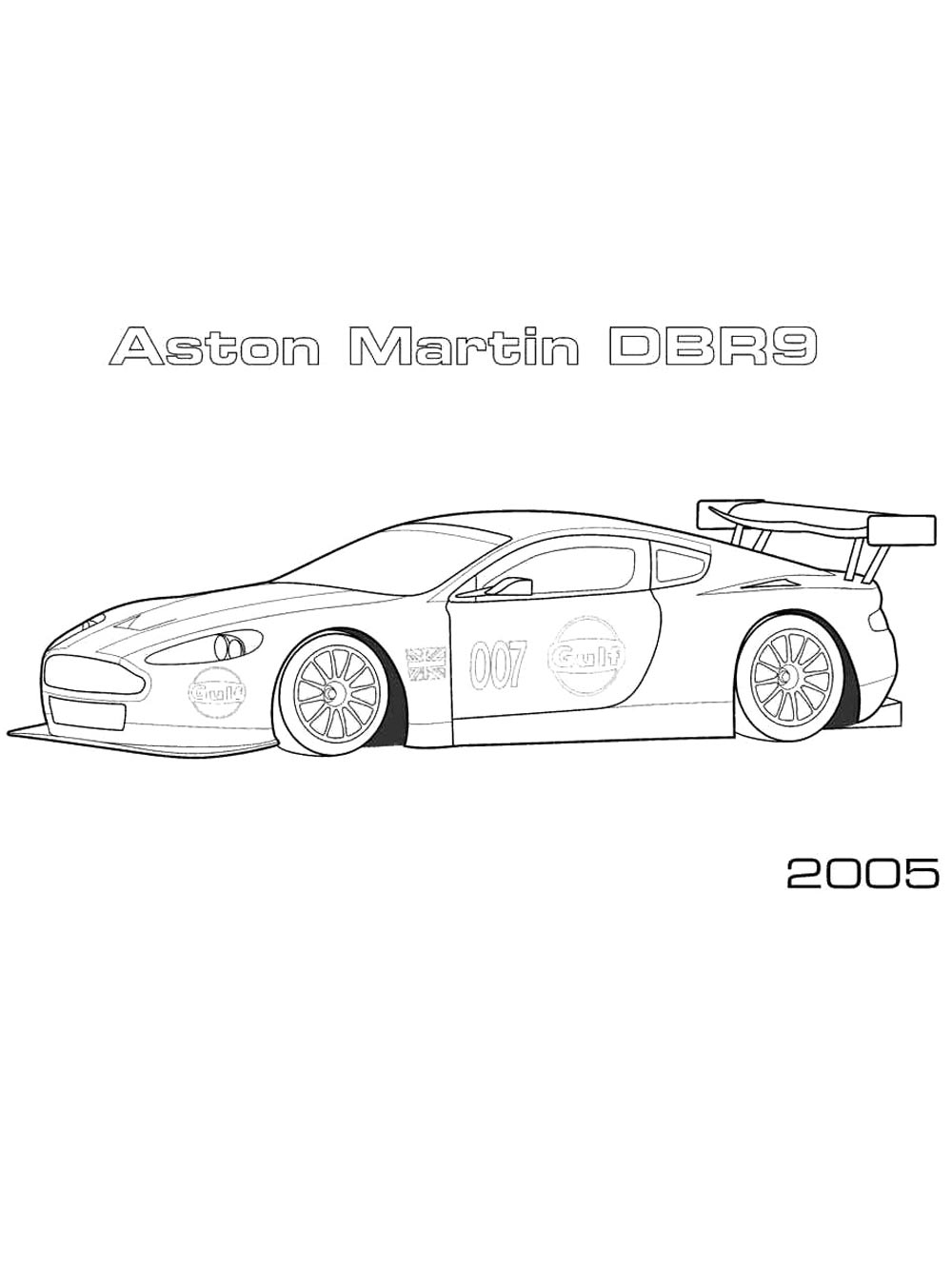 Астон Мартин DBR9 2005 года