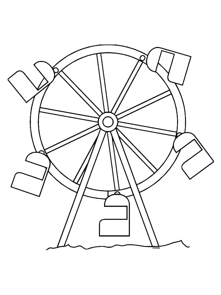 Аттракцион колесо обозрения