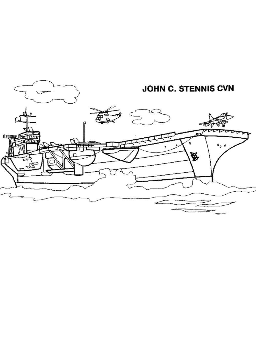 Авианосец John C. Stennis CVN