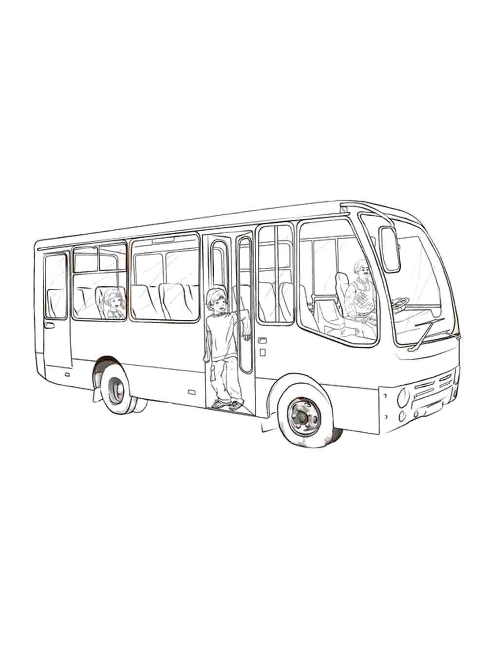 Автобус с пассажирами