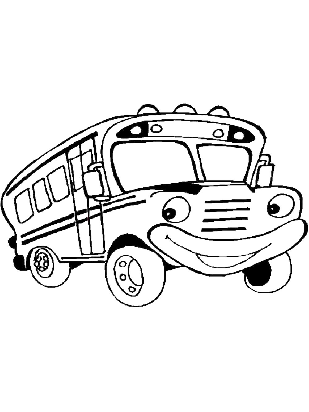 Автобус улыбается