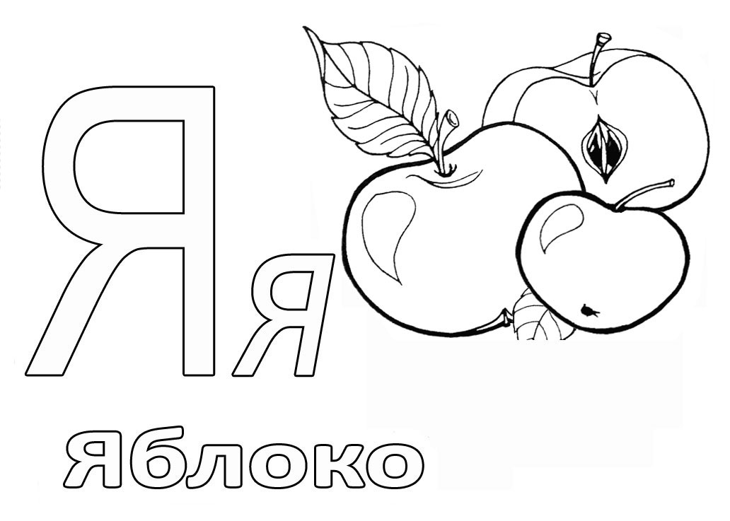 Азбука в картинках Я