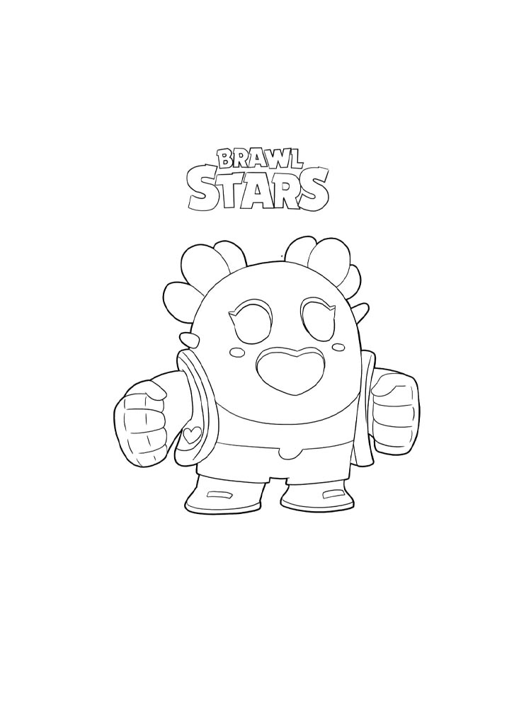 Браво старс (brawl stars) для раскрашивания 2