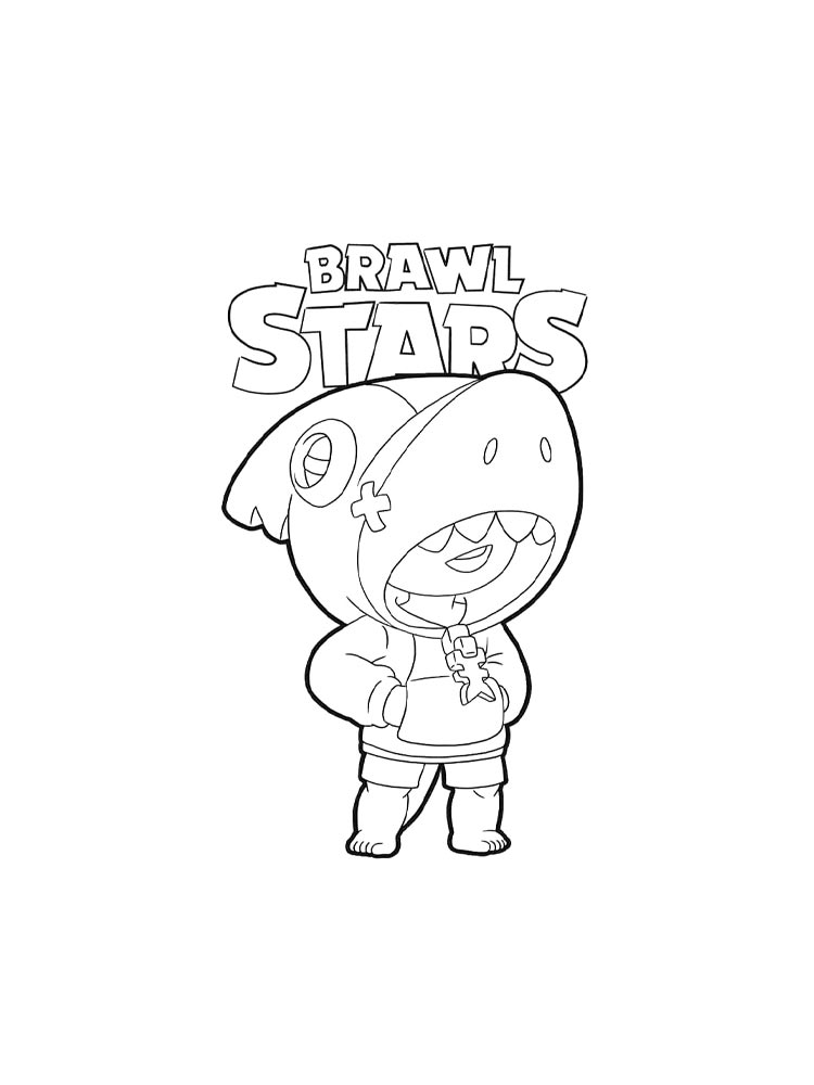 Браво старс (brawl stars) для раскрашивания 3