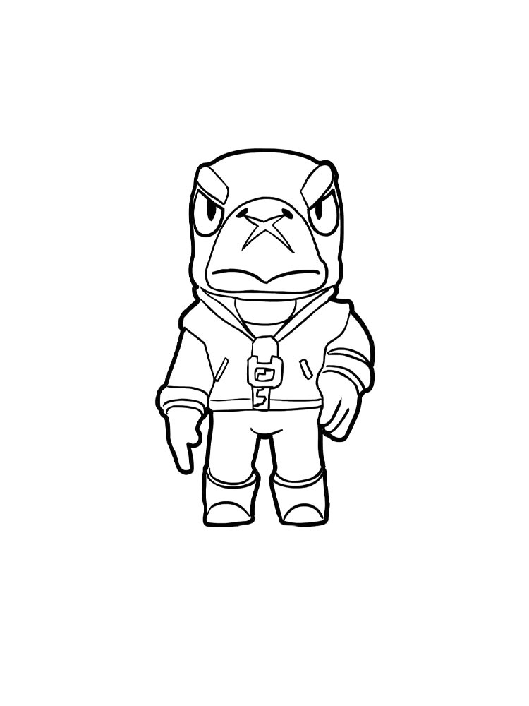 Браво старс (brawl stars) для раскрашивания 5