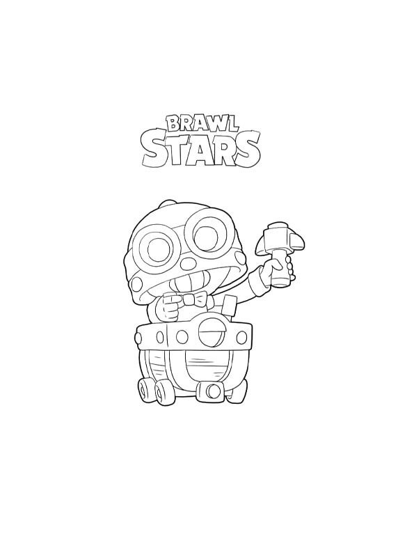 Браво старс (brawl stars) для раскрашивания 6