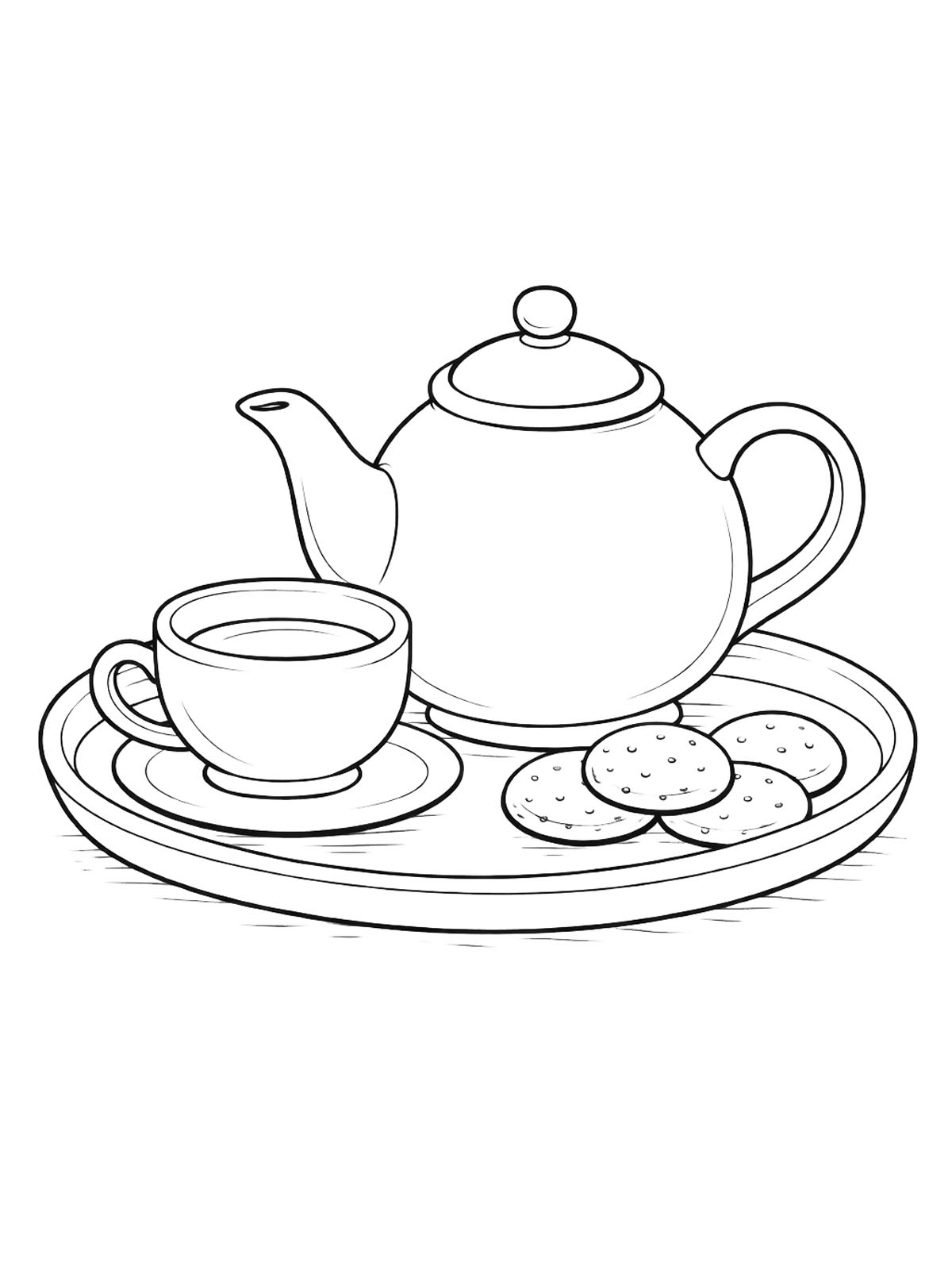 Чайник с чашкой