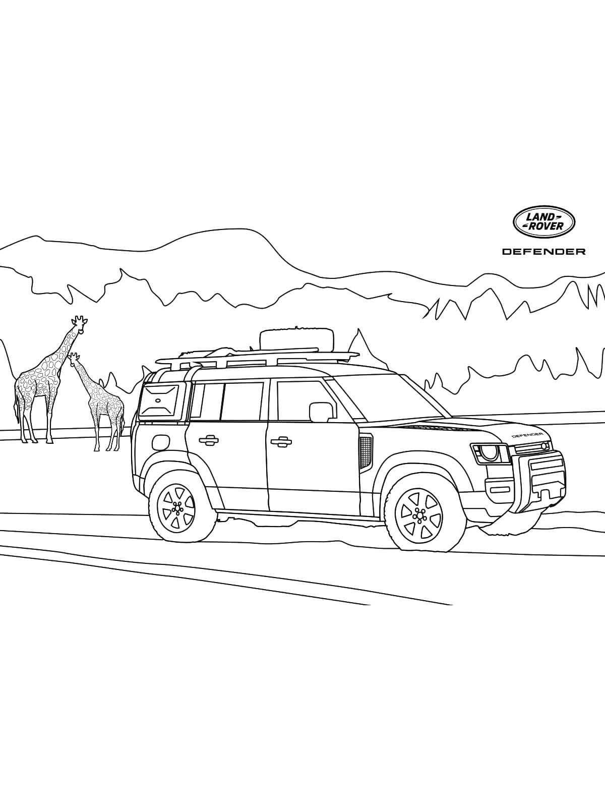 Defender в Африке