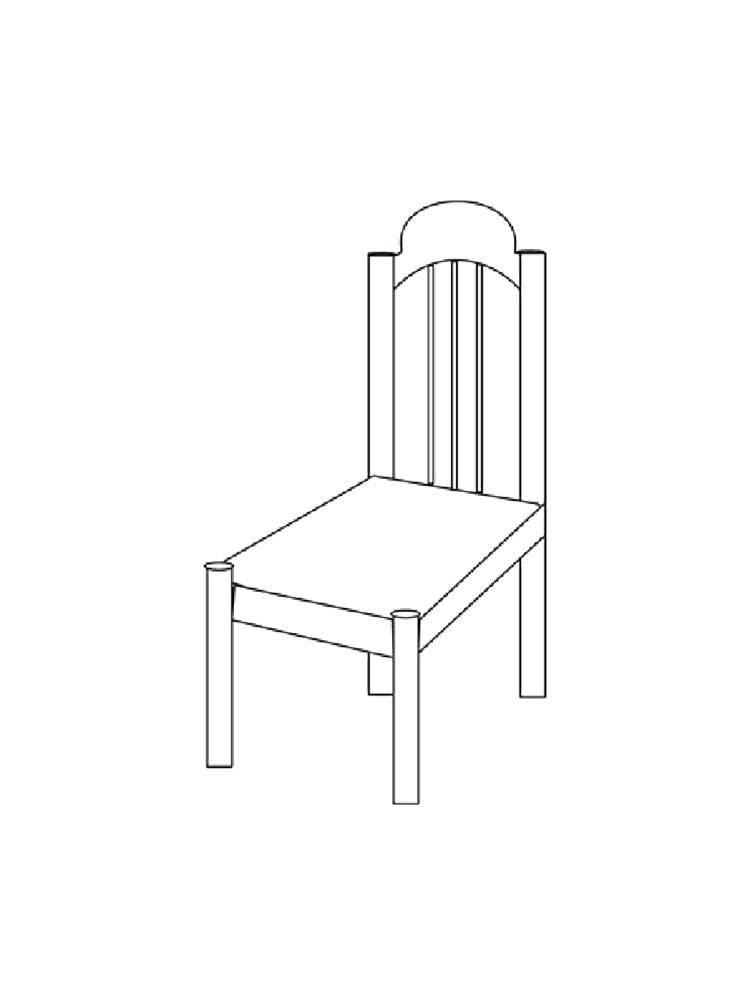 Деревянный стул 2