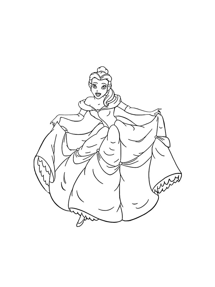 Детская раскраска дисней