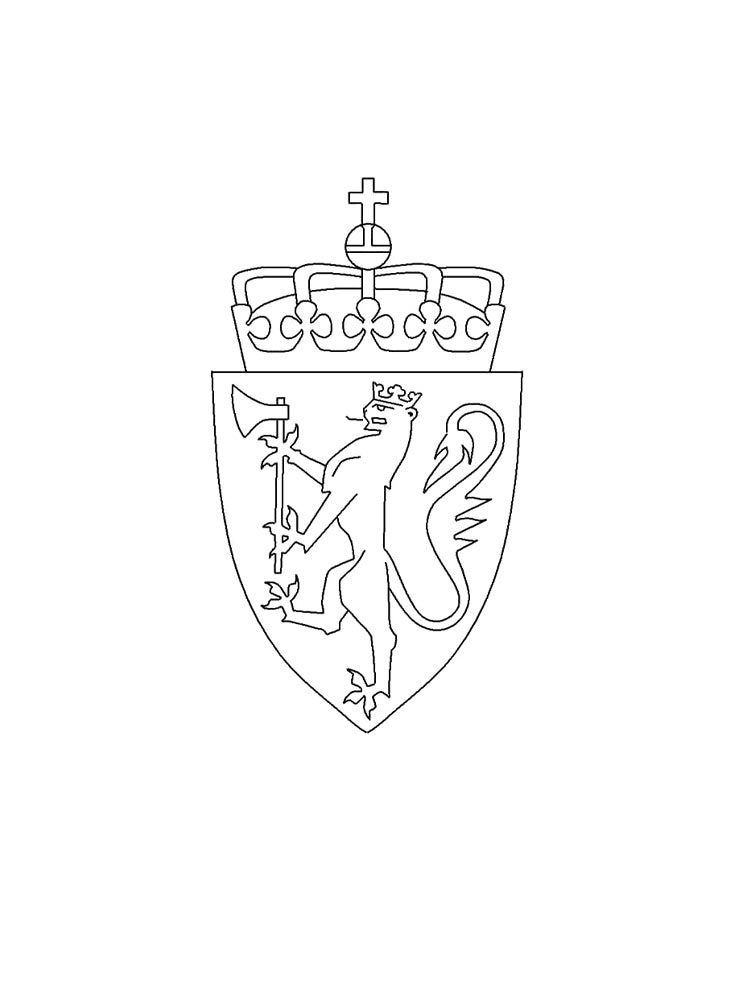 Детская раскраска герб 3