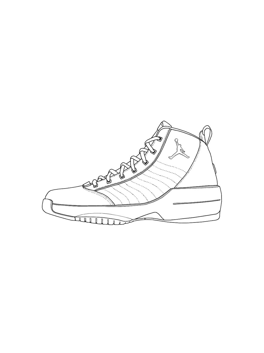 Детская раскраска раскраски air jordan 3