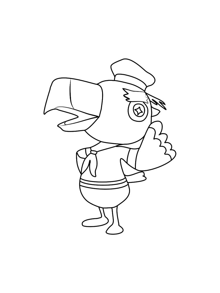 Детская раскраска раскраски animal crossing 2