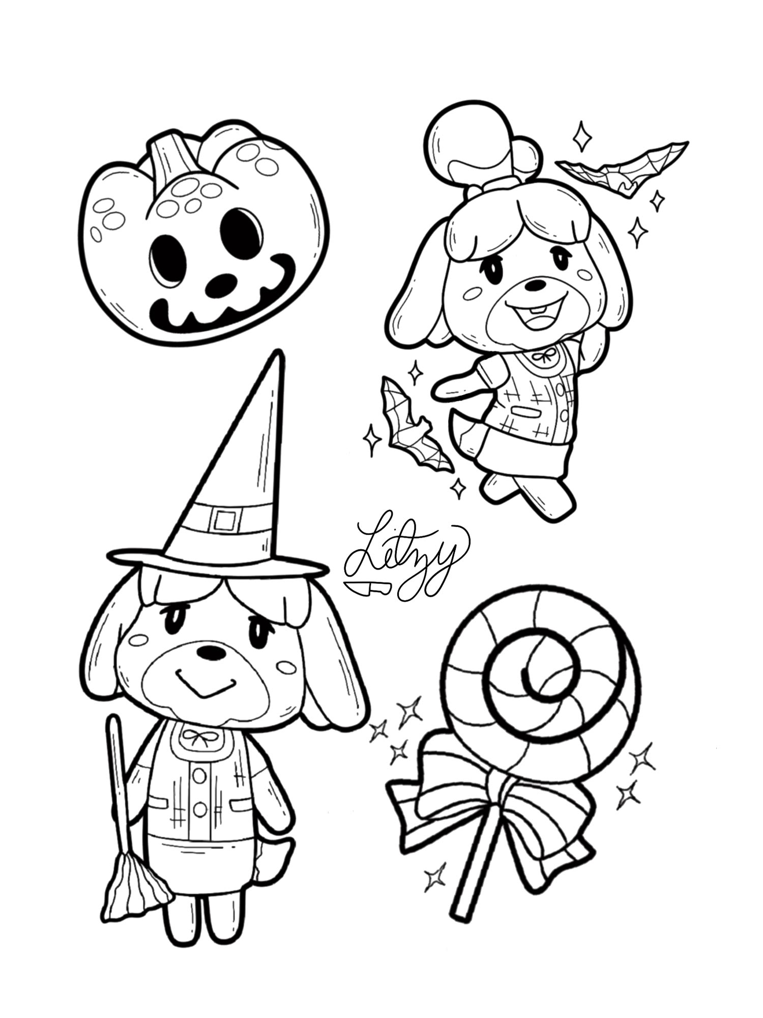 Детская раскраска раскраски animal crossing 3