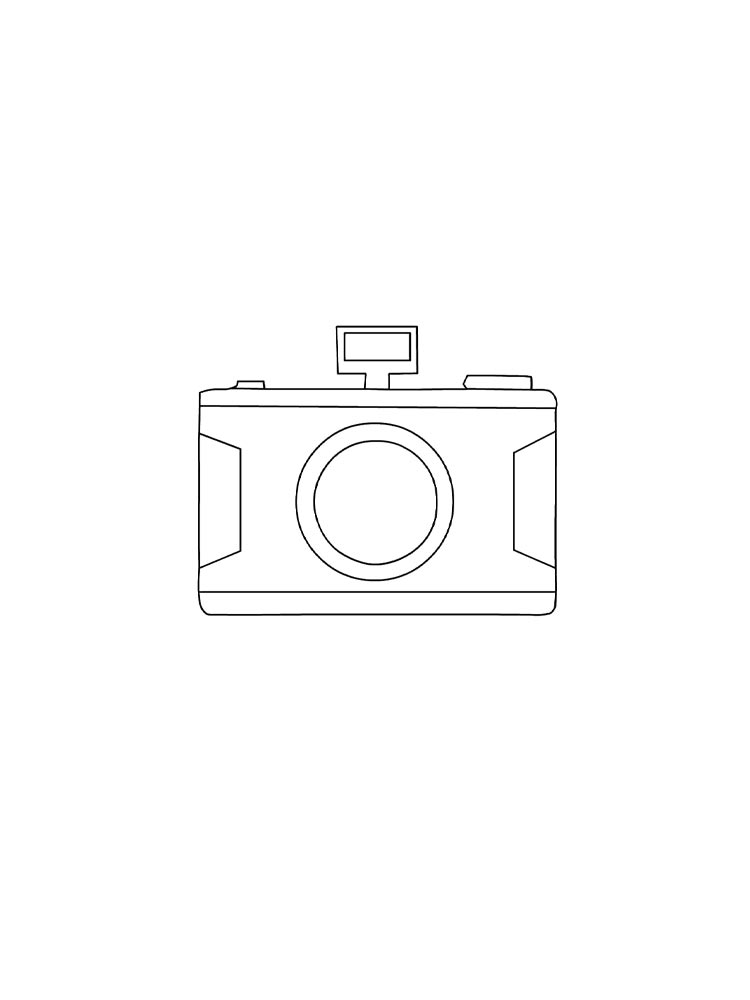 Детская раскраска раскраски фотоаппарат 3
