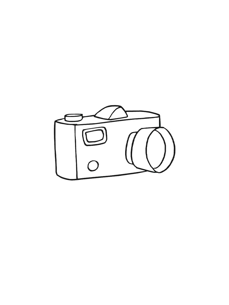 Детская раскраска раскраски фотоаппарат