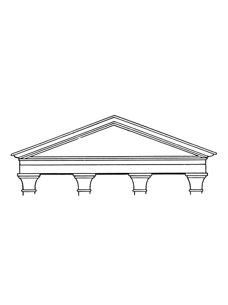 Детская раскраска раскраски крыша