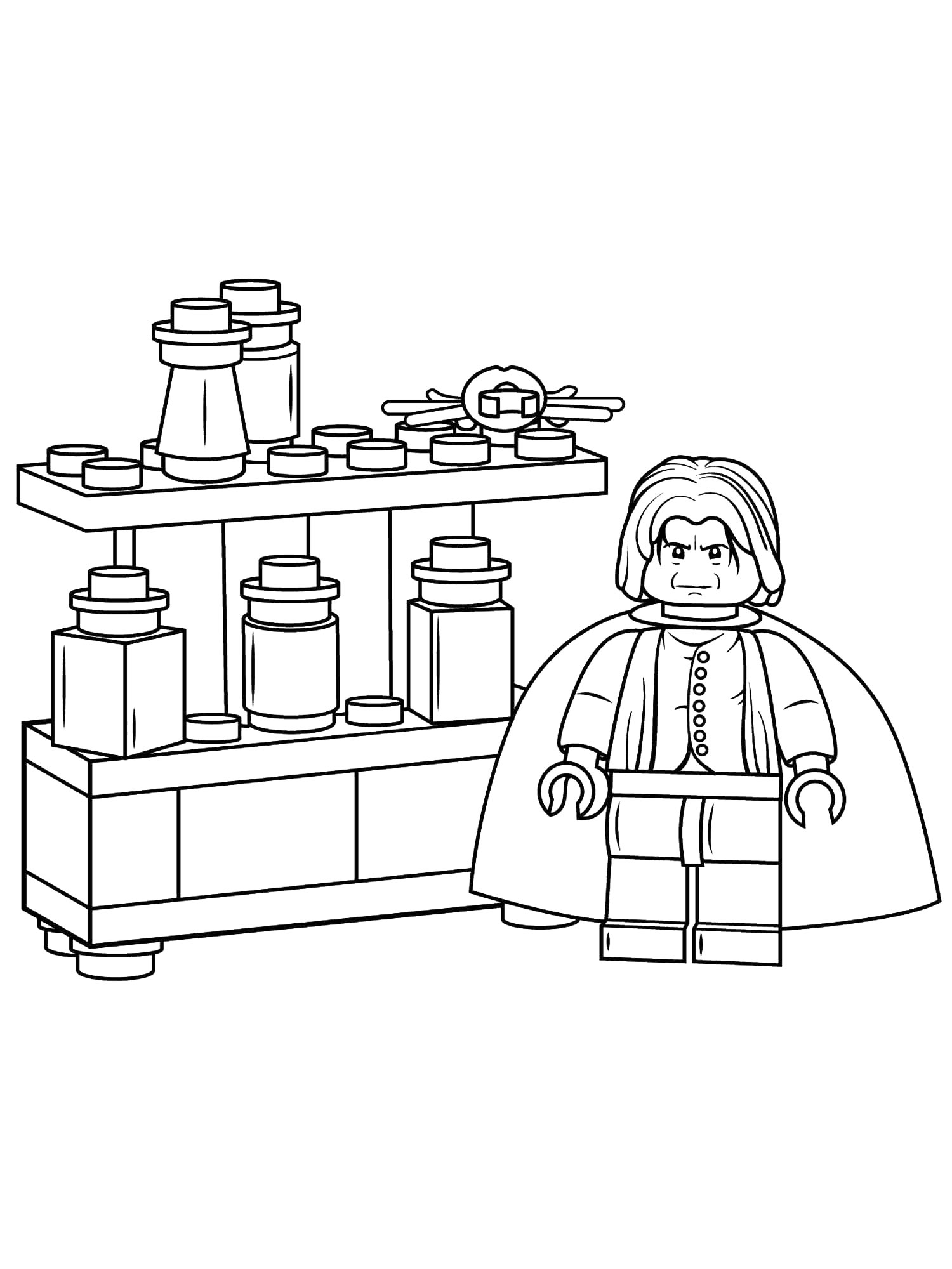 Детская раскраска раскраски lego гарри поттер
