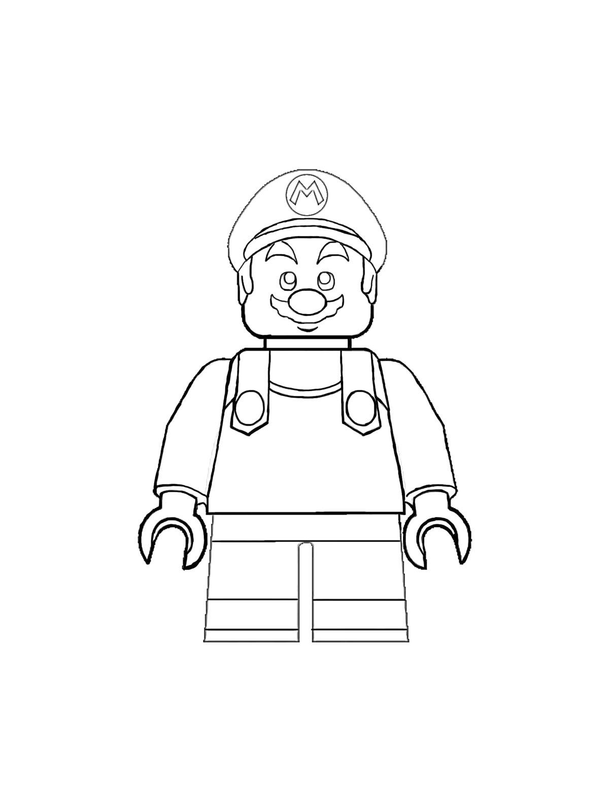 Детская раскраска раскраски lego супер марио