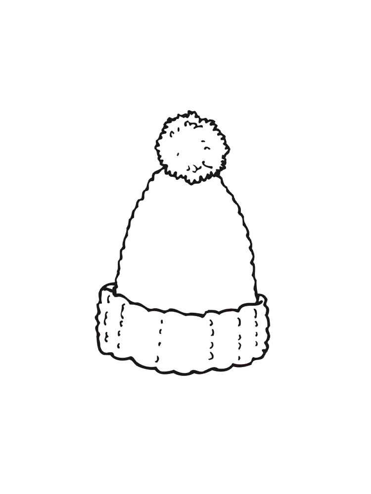 Детская шапка с пампоном