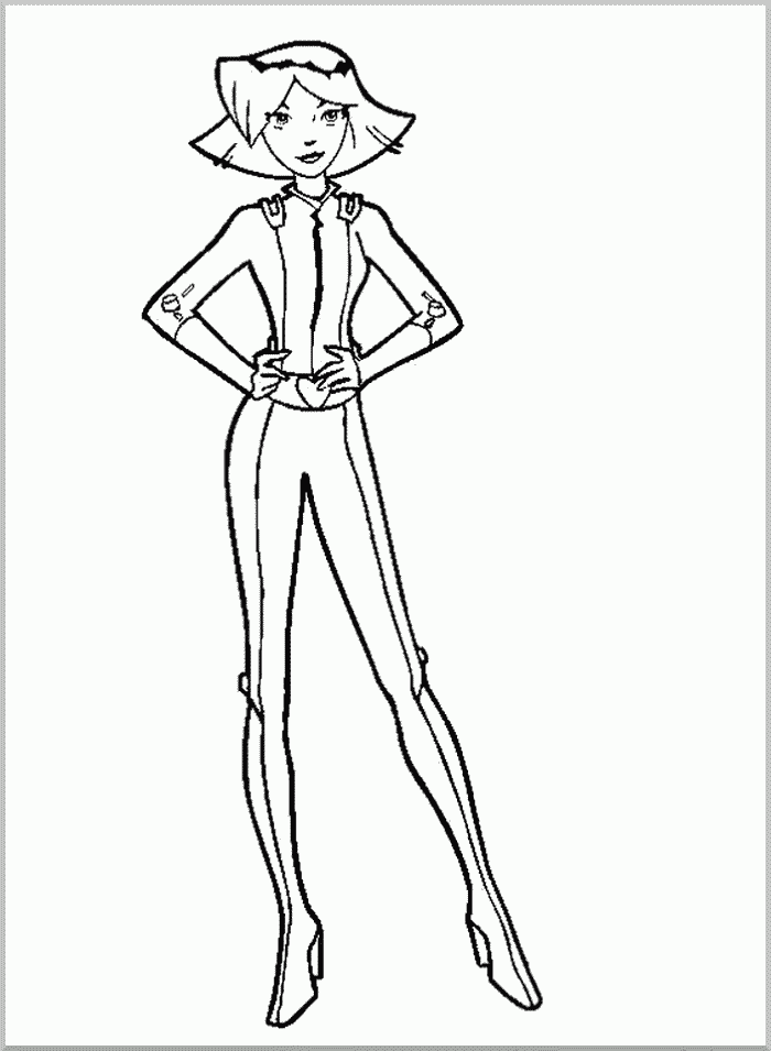 Девушка в костюме