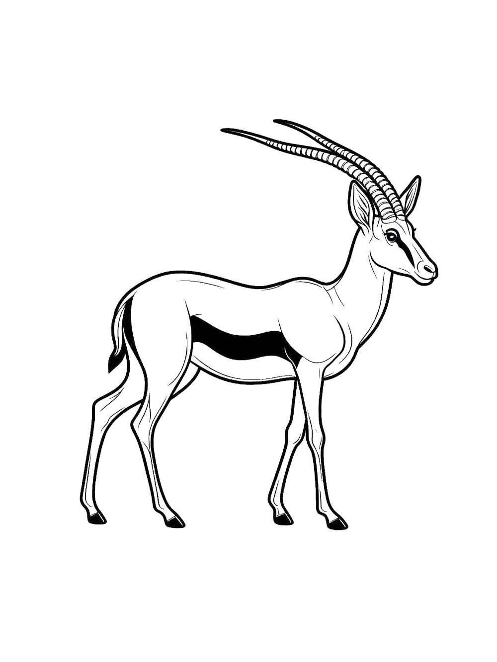 Дикая газель