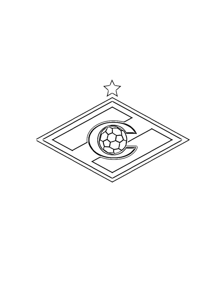 Эмблема раскраска для детей 2