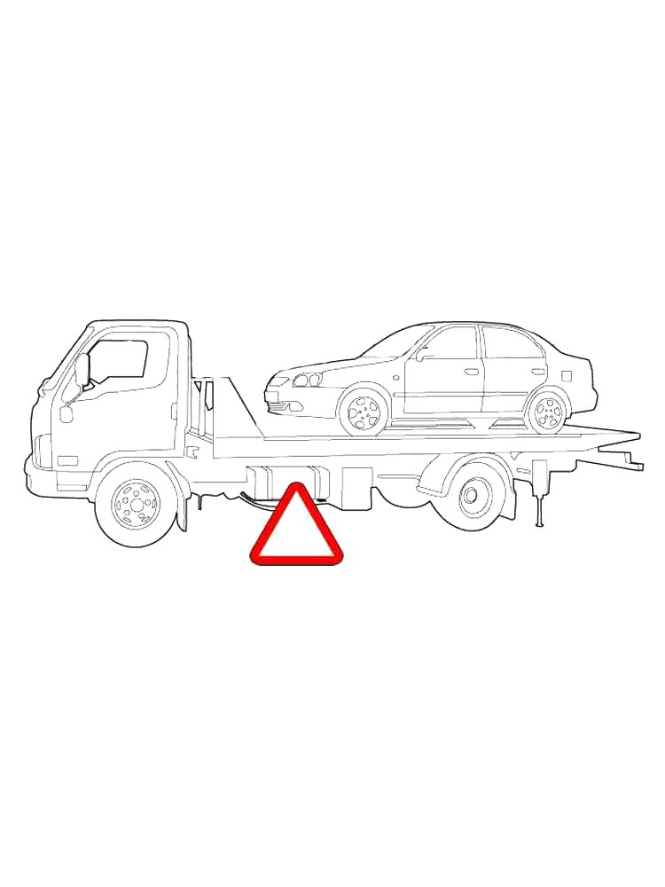 Эвакуатор эвакуировал авто