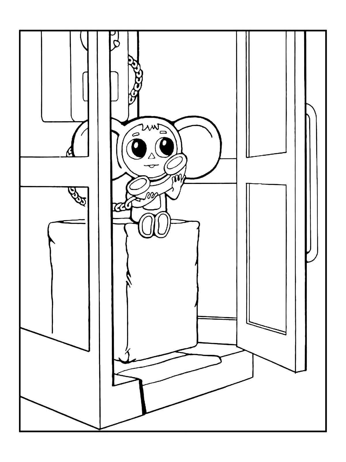 Гена и Чебурашка купили телевизор