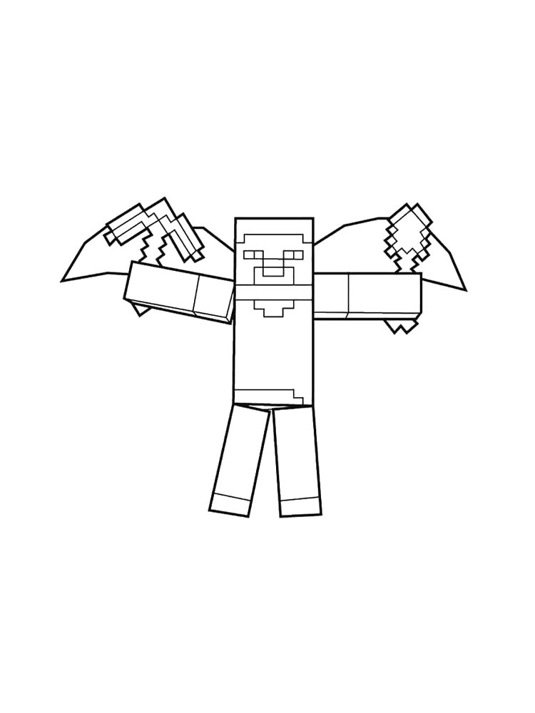 Герой Minecraft