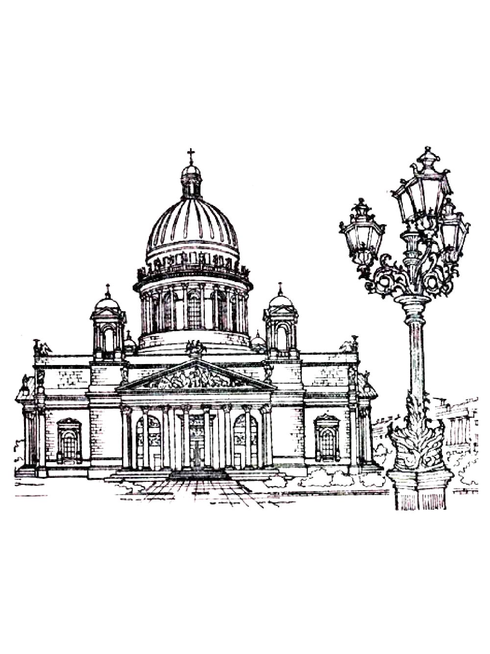 Городов для раскрашивания 5