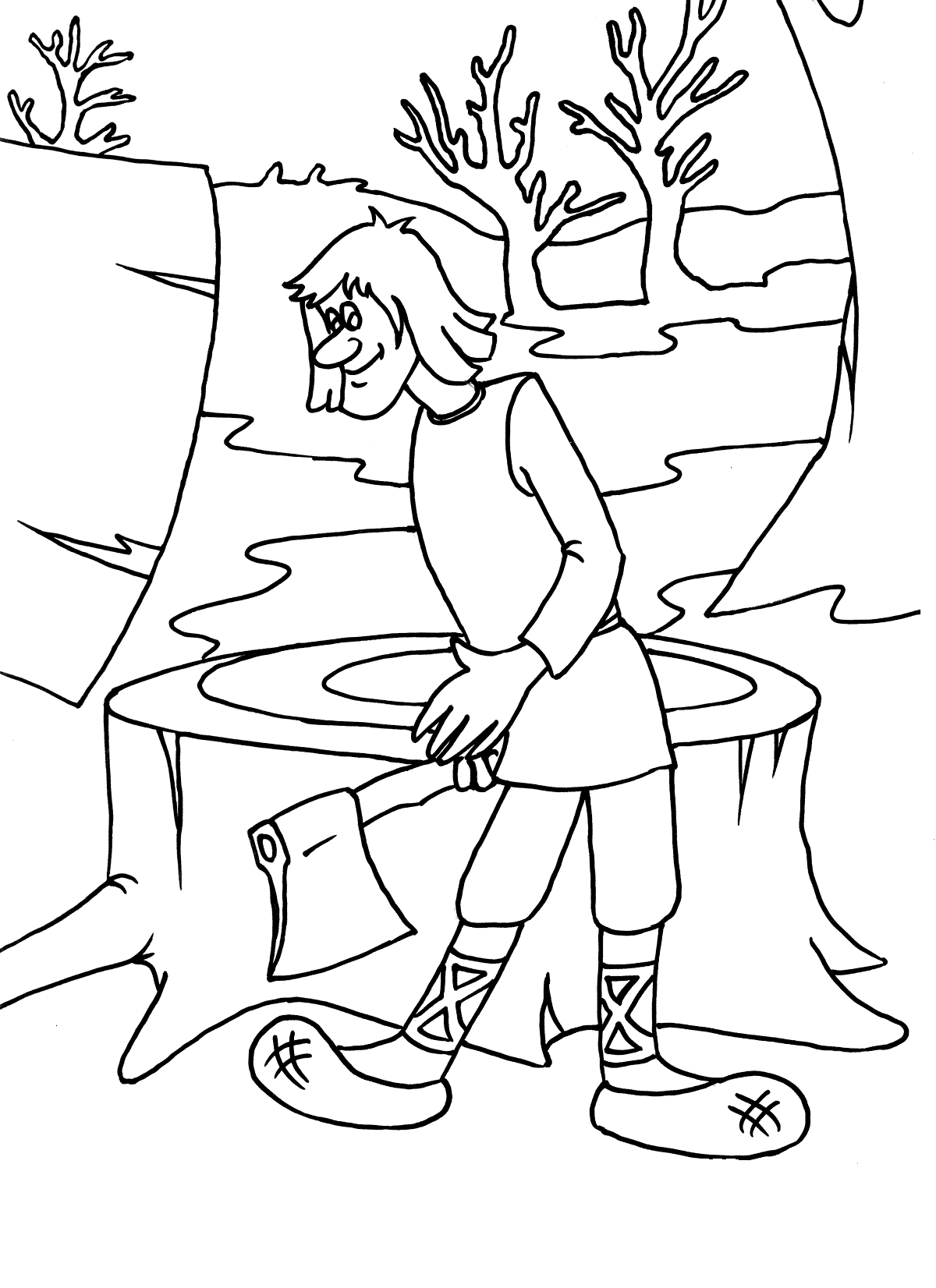 Иванушка стоит корабль