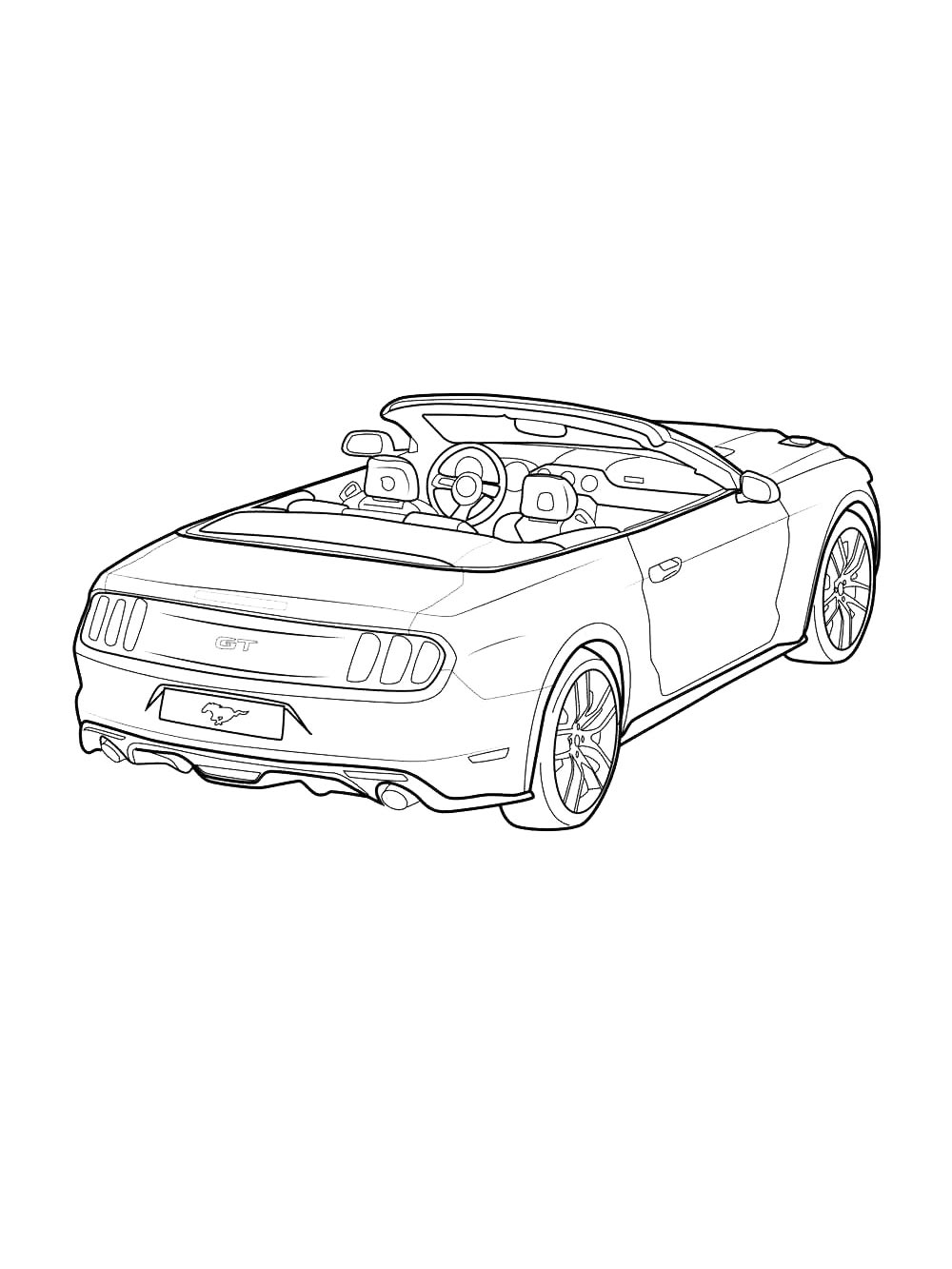 Кабриолет Ford Mustang GT