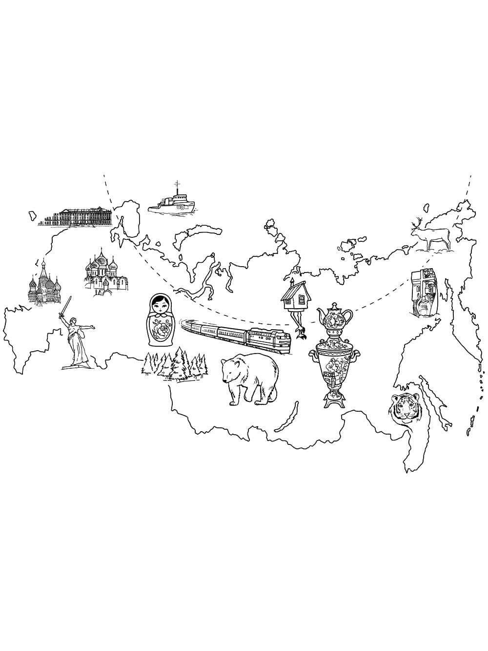 Карт рисунок для раскрашивания