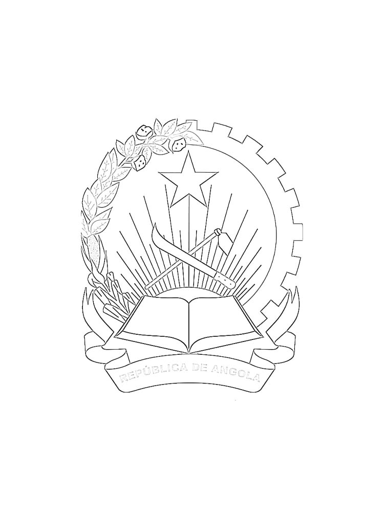 Картинка герб раскраска 4