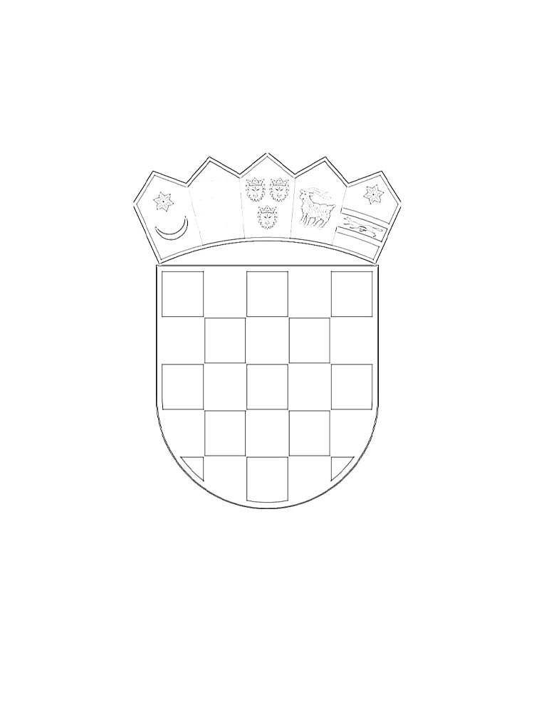 Картинка герб раскраска