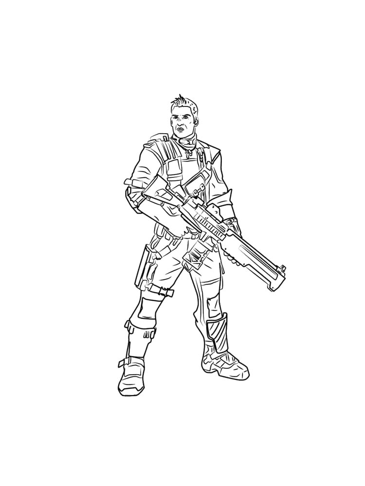 Картинка раскраски borderlands раскраска 2
