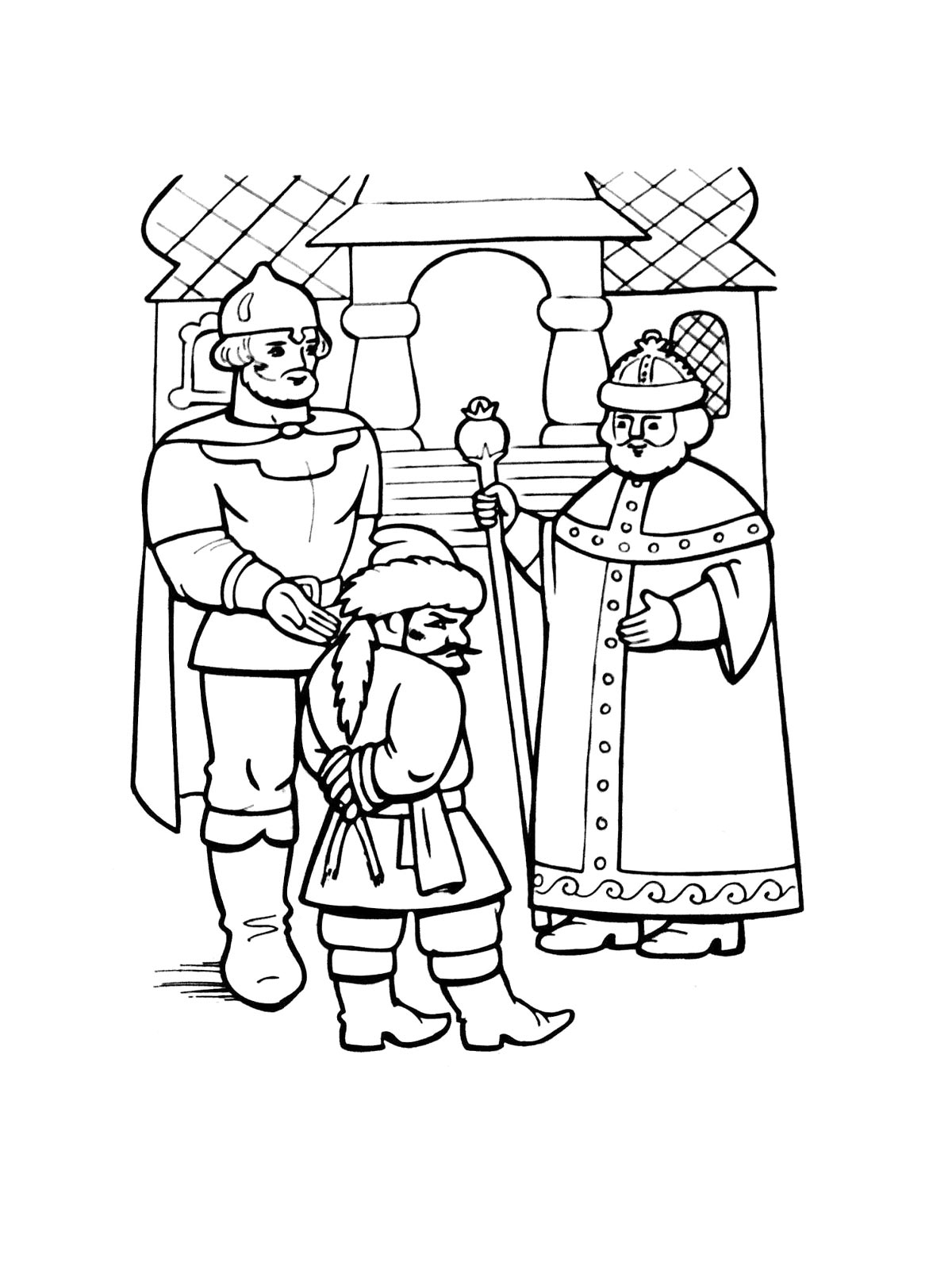 Картинка раскраски илья муромец раскраска 2