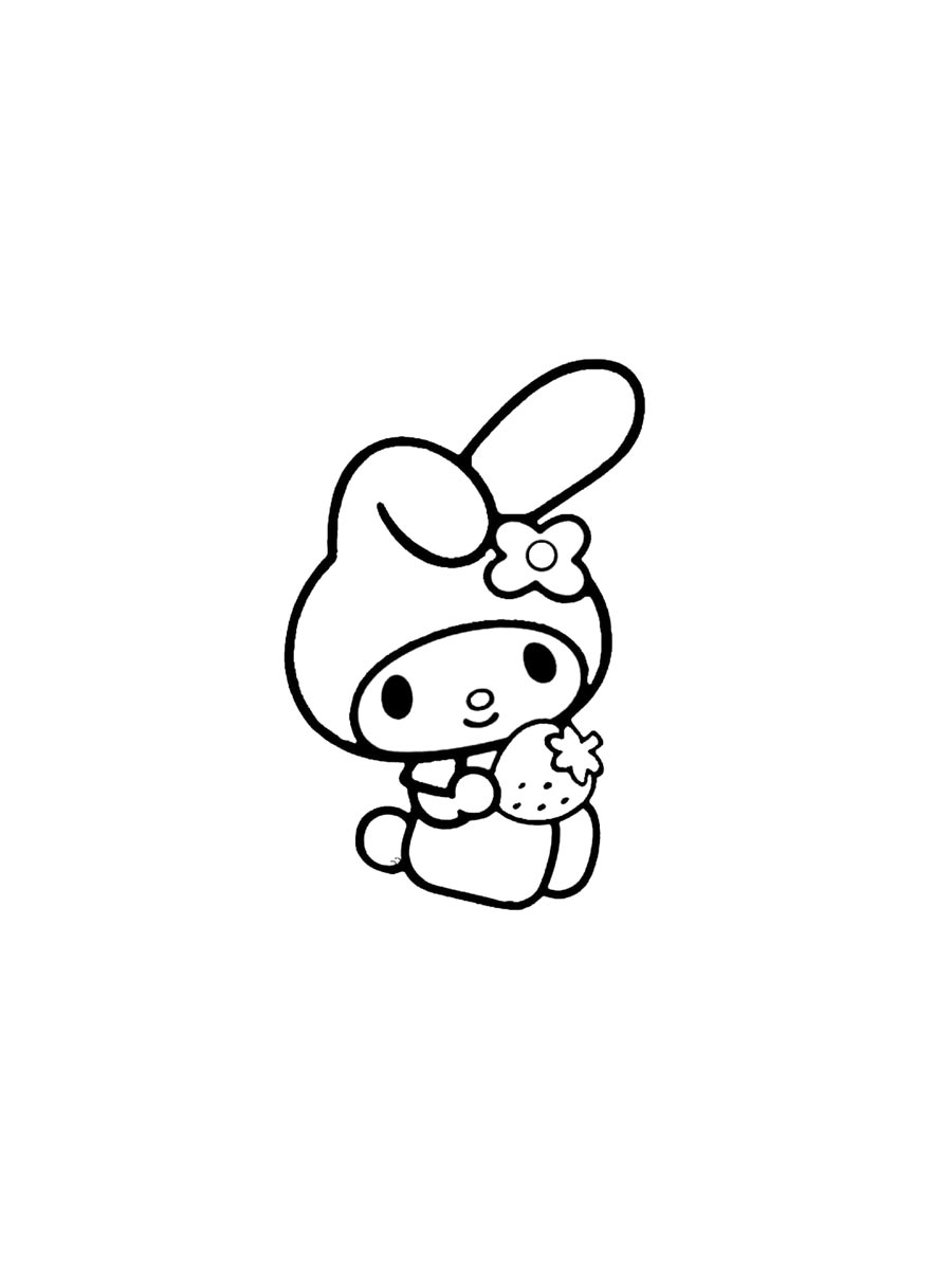 Картинка раскраски май мелоди раскраска