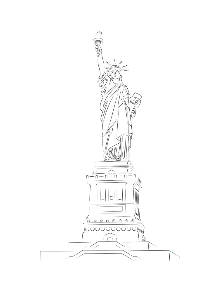 Картинка раскраски памятник раскраска