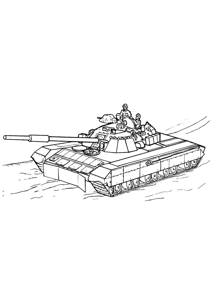 Картинка раскраски танкист раскраска