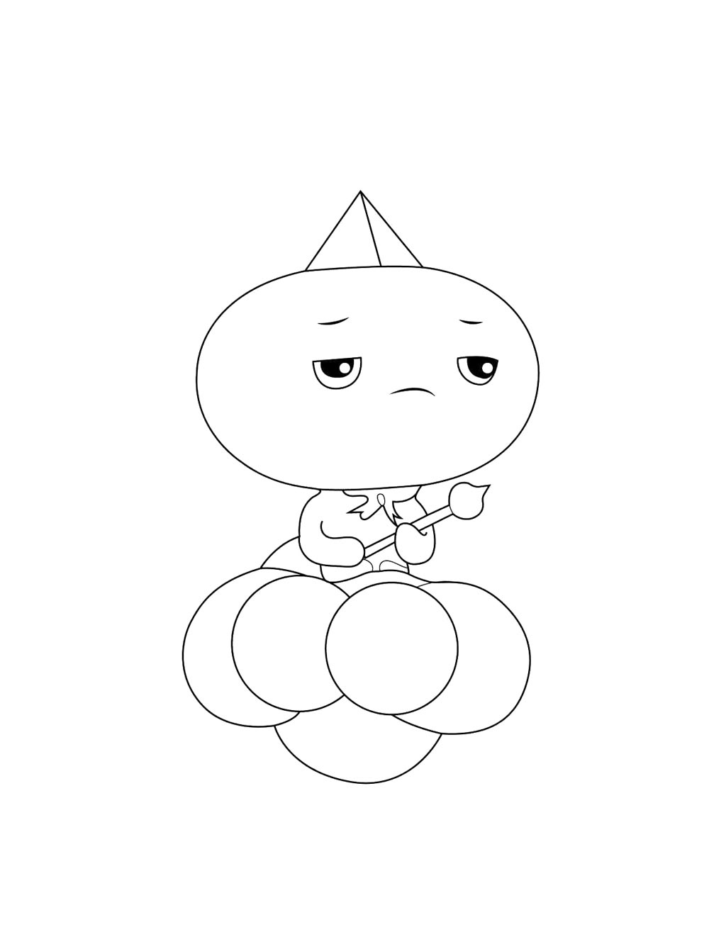 Картинка раскраски тру и радужное королевство раскраска