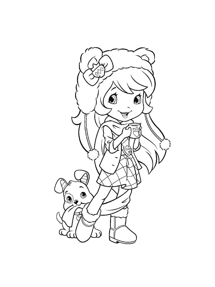 Картинка шарлотта земляничка раскраска 3