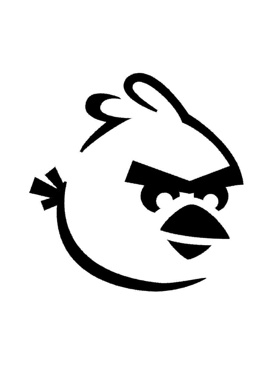 Картинка трафареты angry birds раскраска