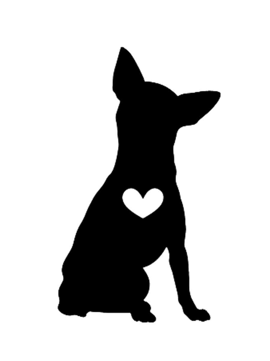 Картинка трафареты чихуахуа раскраска 2