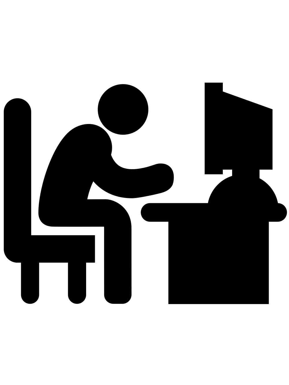 Картинка трафареты компьютера раскраска 2